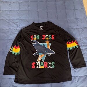San Jose Sharks Black History Month Promo Jersey Size Medium